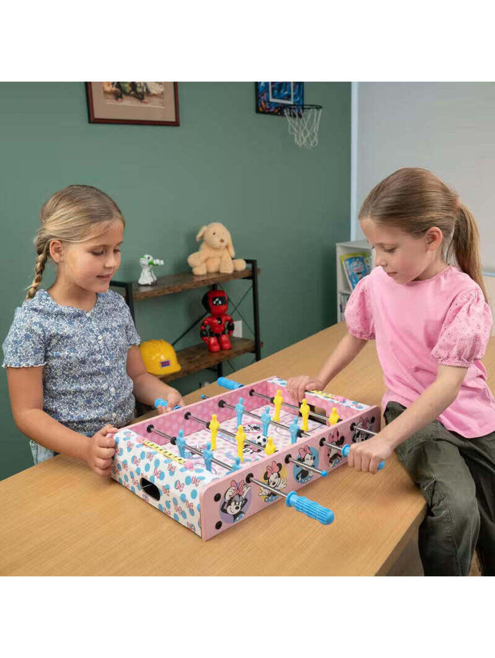 Minnie Mouse Wooden Tabletop Foosball Game, Wooden